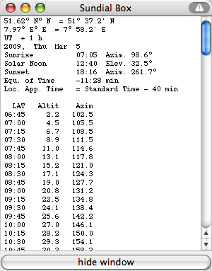 Altitude Azimuth