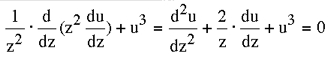 Lane Emden differential
                      equation