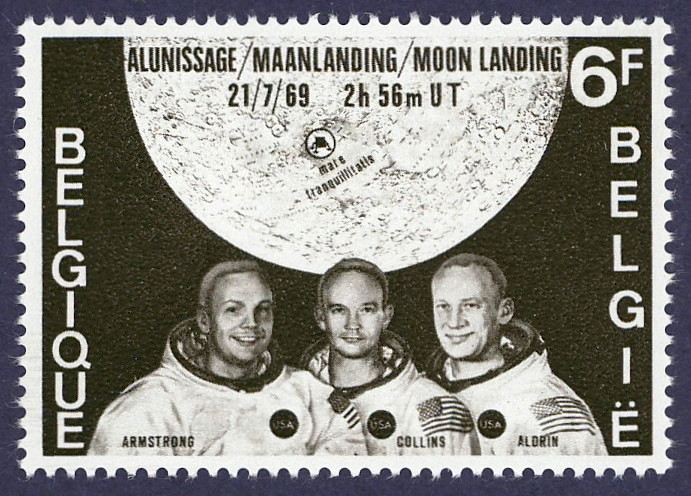 Apollo 11 Moon Arnstang Aldrin
                Collins 1968