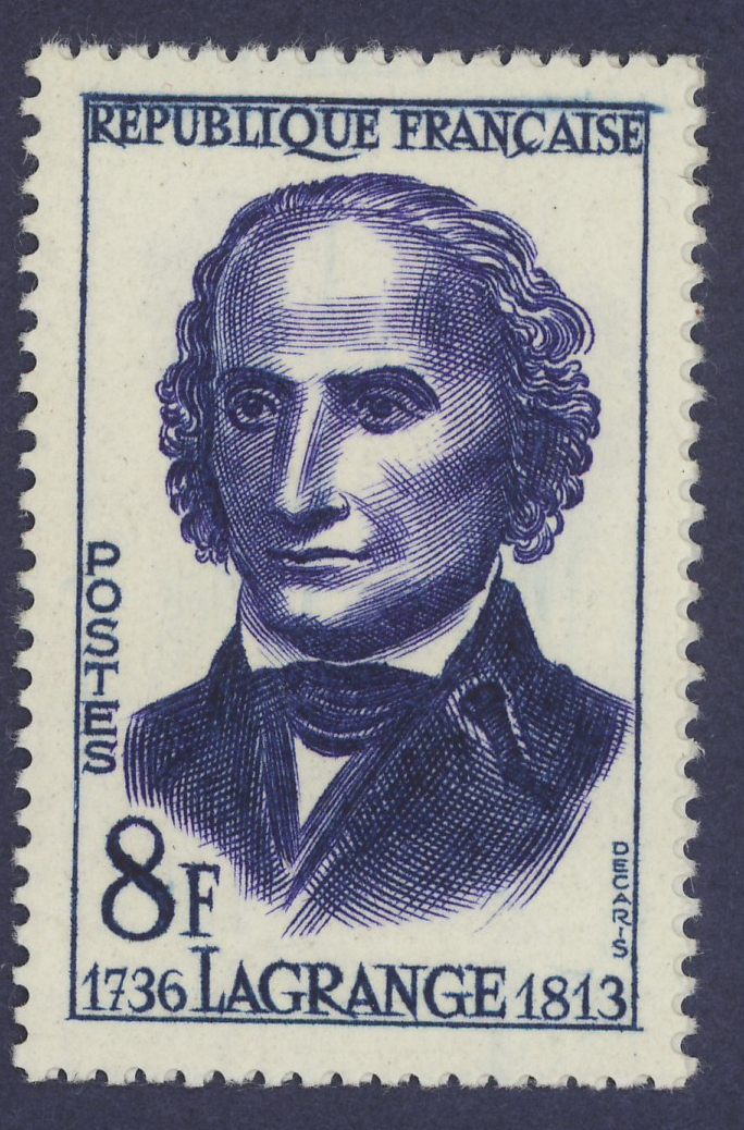 Naturwissenschaft und Technik auf Briefmarken: Joseph-Louis Lagrange