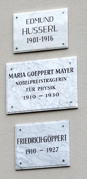 Maria
                Goeppert Mayer Nobelpreis 1963
