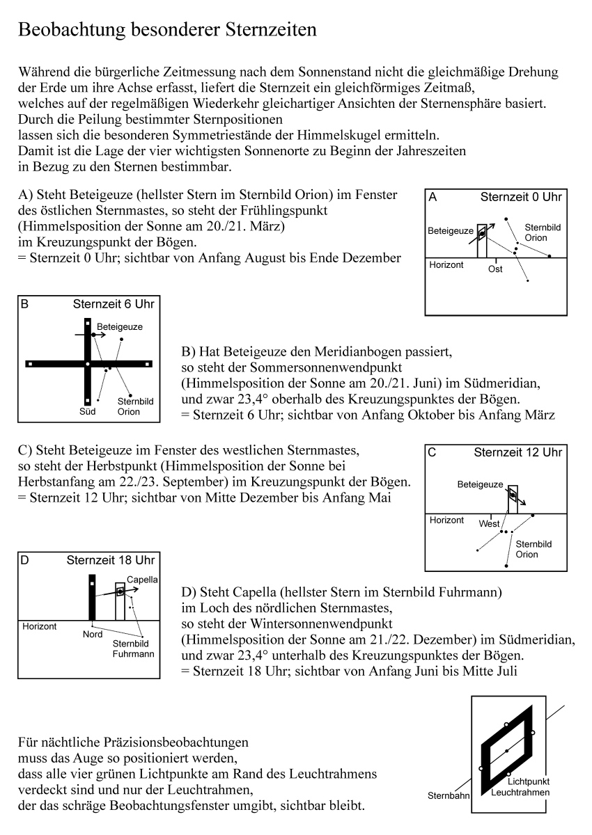 Sternzeiten