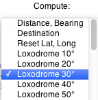 loxodrome