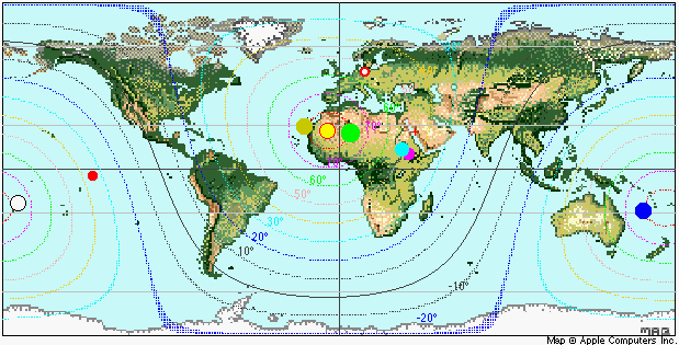 earth map sun
            altitude elevation lines